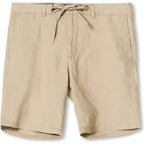 Gant Relaxed Linen Drawstring Shorts - Dry Sand