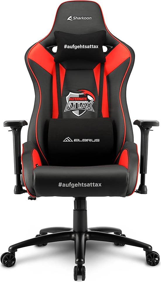  Bild på Sharkoon Elbrus 3 Attax Edition Gaming Chair - Black/Red gamingstol