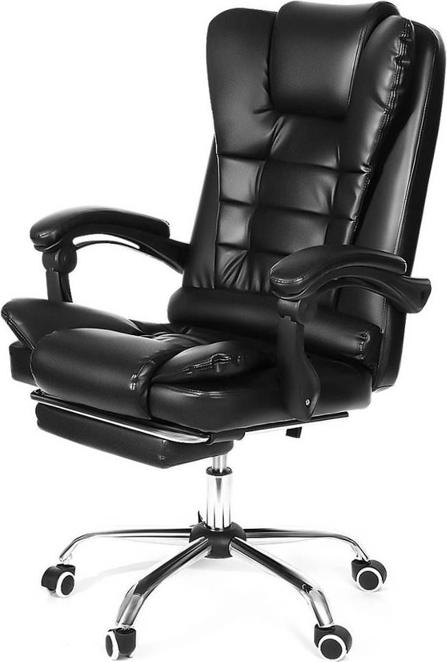  Bild på Slowmoose Recliner Gaming Chair with Footrest - Black gamingstol