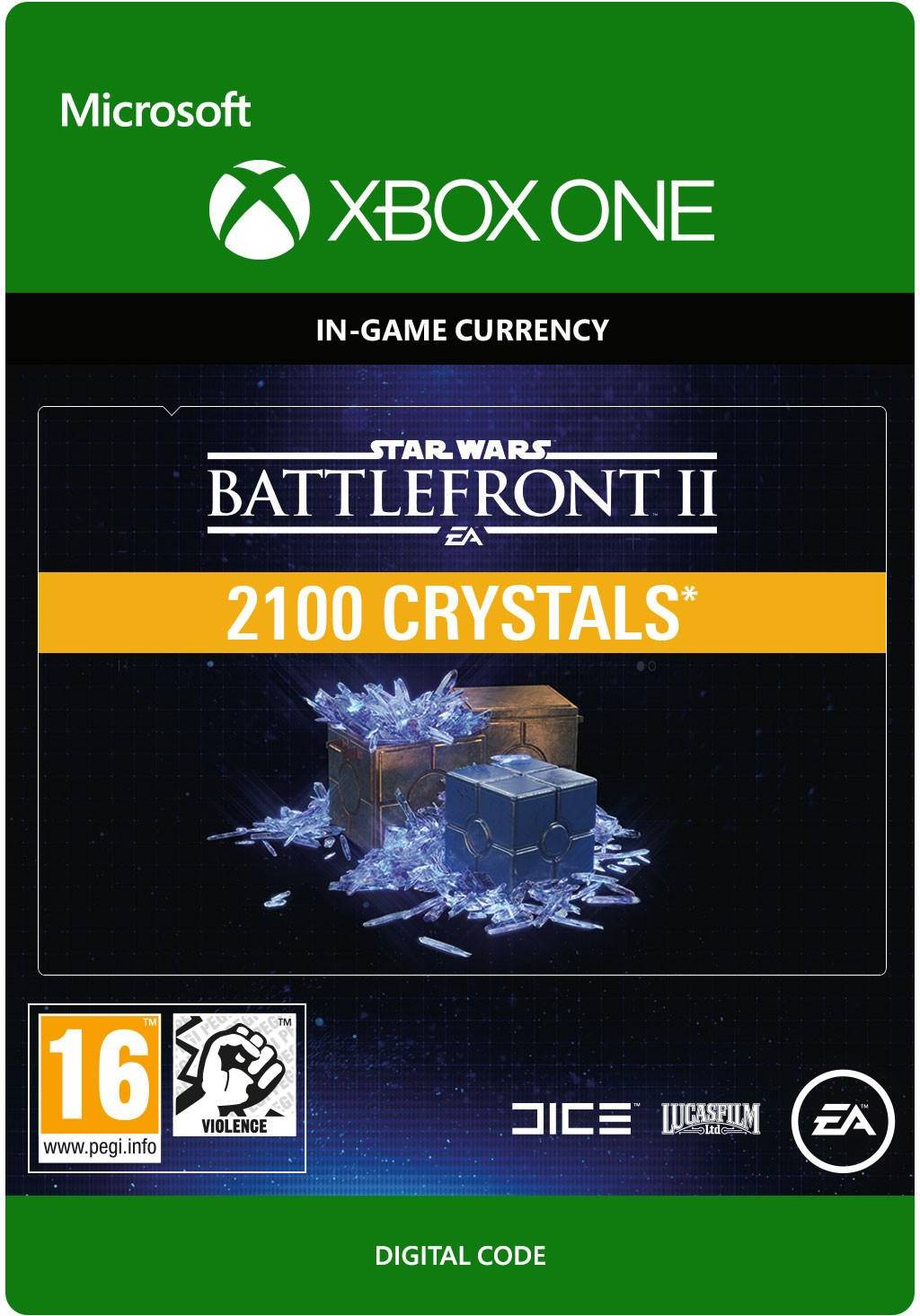  Bild på Electronic Arts Star Wars: Battlefront II - 2100 Crystals game pass / saldokort