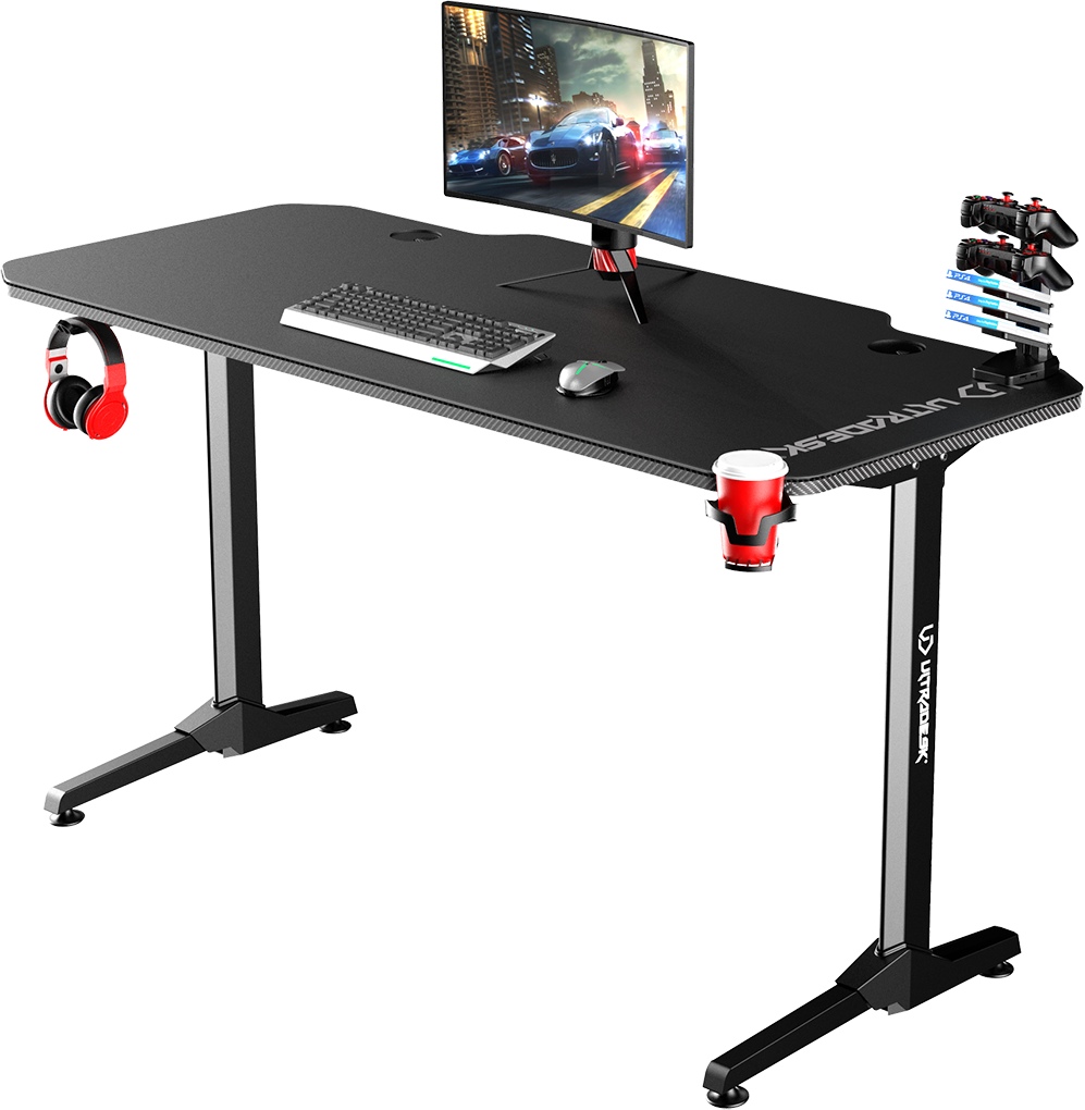  Bild på Ultradesk Frag Gaming Desk - Black gamingbord