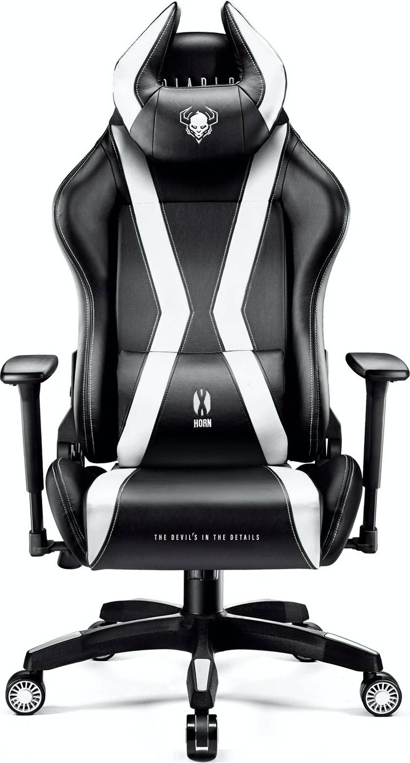 Bild på Diablo X-Horn 2.0 Normal Size Gaming Chair - Black/White gamingstol