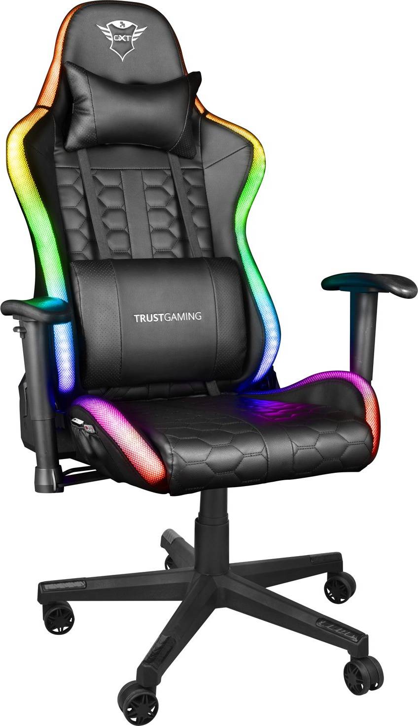  Bild på Trust Rizza GXT 716 RGB Gaming Chair - Black gamingstol