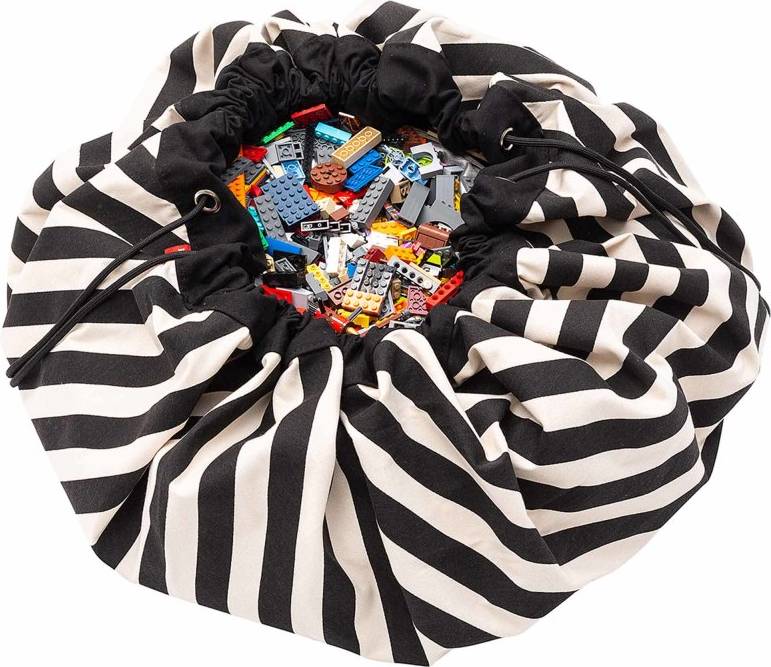  Bild på Play&Go Stripes Toy Storage Bag lekmatta