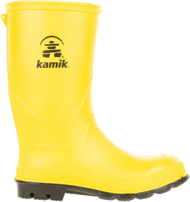  Bild på Kamik Kid's The Stomp Rain Boot - Yellow gummistövlar