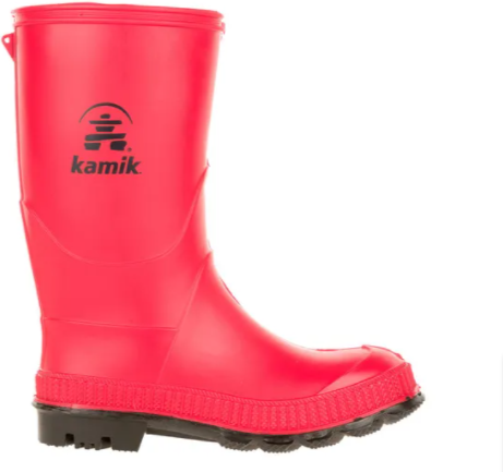  Bild på Kamik Kid's The Stomp Rain Boot - Red gummistövlar