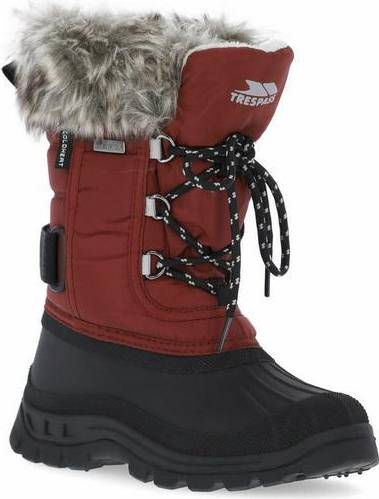  Bild på Trespass Kid's Lanche Faux Fur Snow Boots - Merlot vinterskor