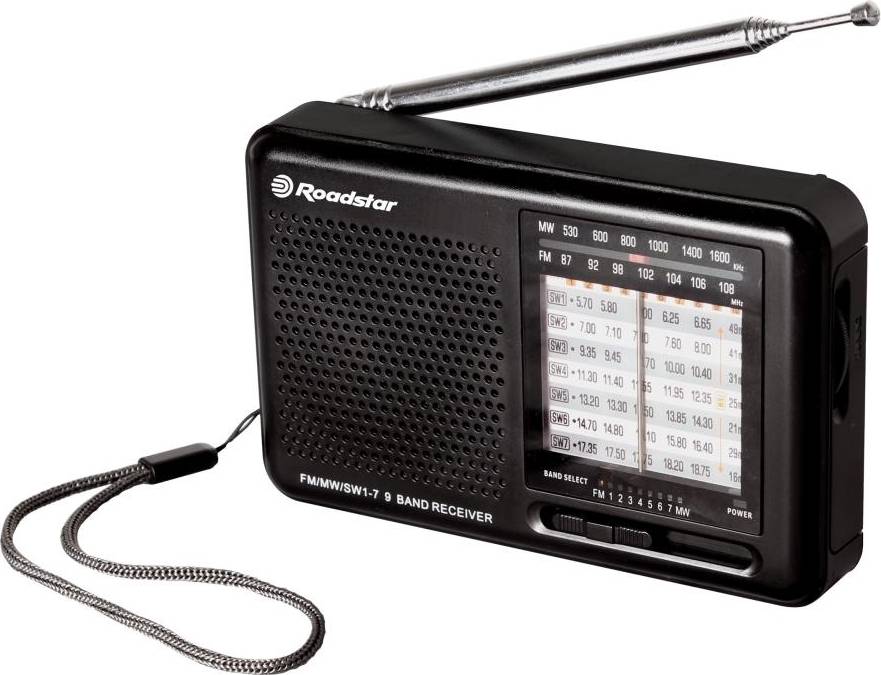 FM-PLL-Radio Roadstar TRA-800BT tragbares Bluetooth Radio schwarz 