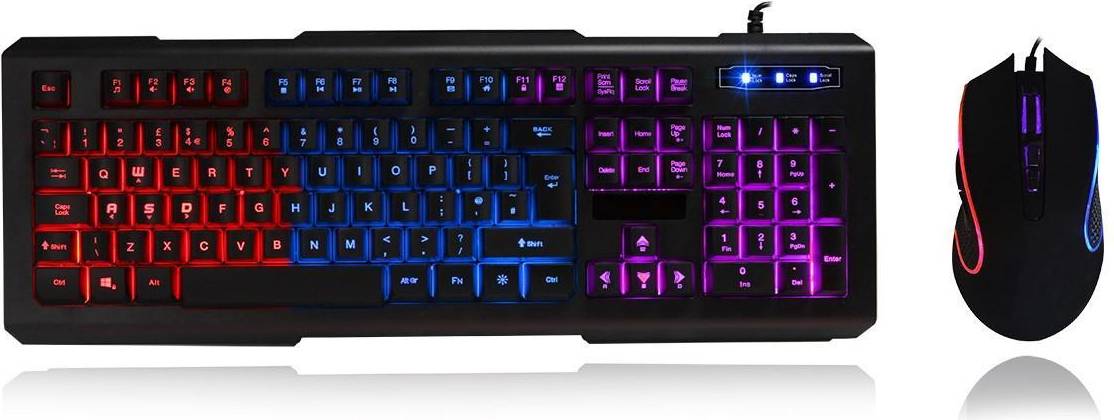  Bild på Spire Avenger Illuminated Gaming Desktop (English) gaming tangentbord