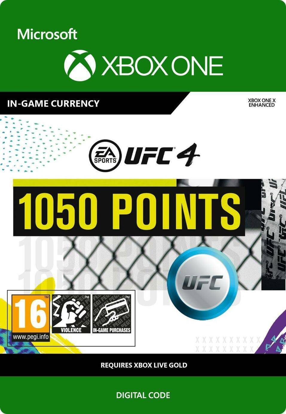 Bild på Electronic Arts UFC 4 - 1050 Points - Xbox One game pass / saldokort