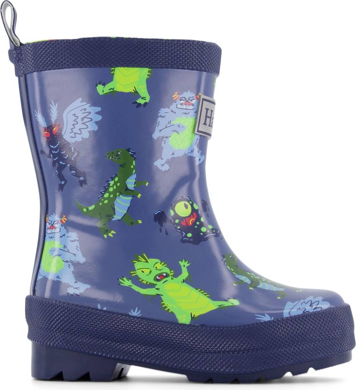  Bild på Hatley Little Monsters Rain Boots - Navy gummistövlar