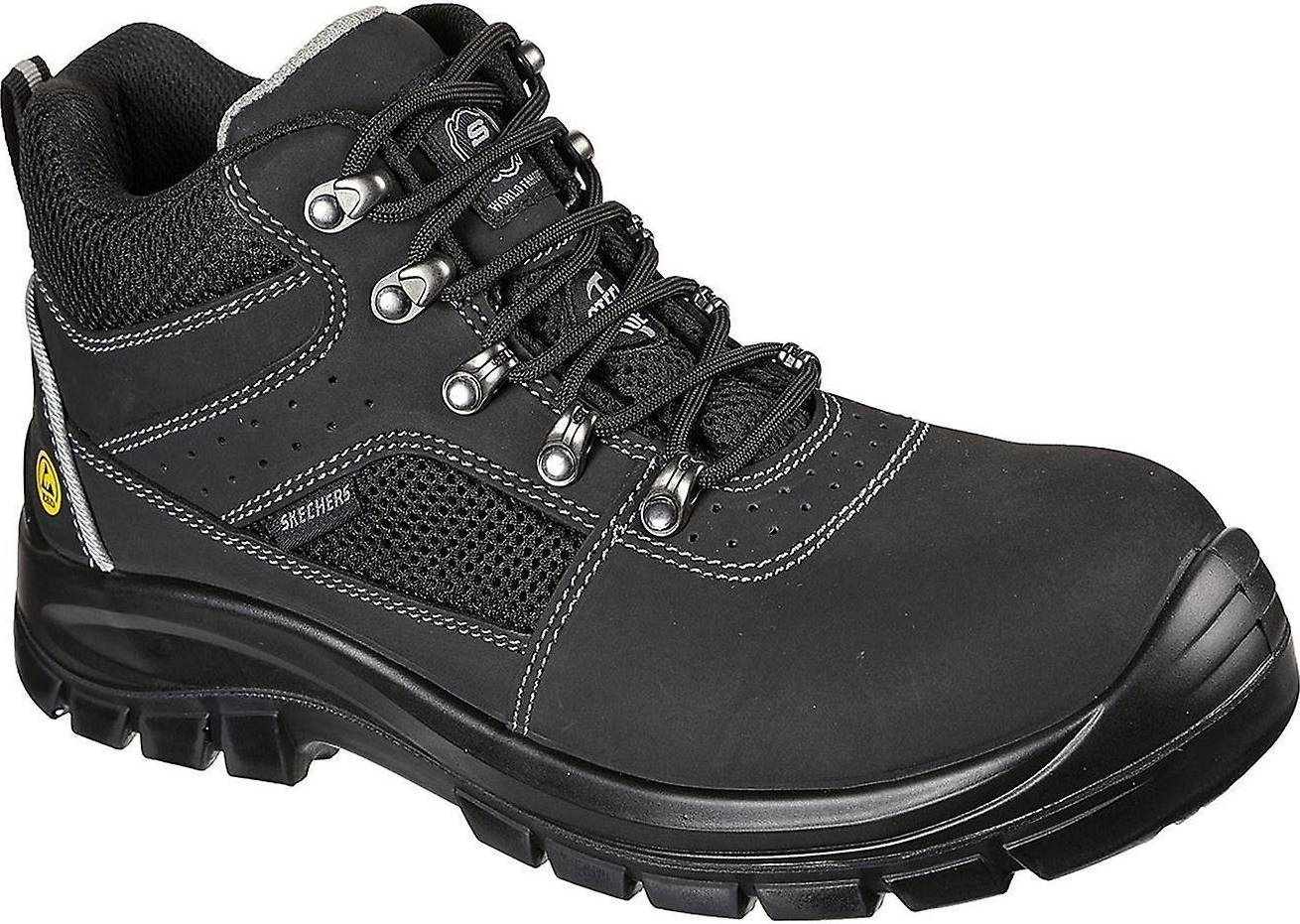  Bild på Skechers Trophus Safety Boots - Black vandringskängor