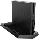 Ställ INF PS4/PS4 Slim Vertical Stand with Cooling Fan, Charging Station, USB Hub