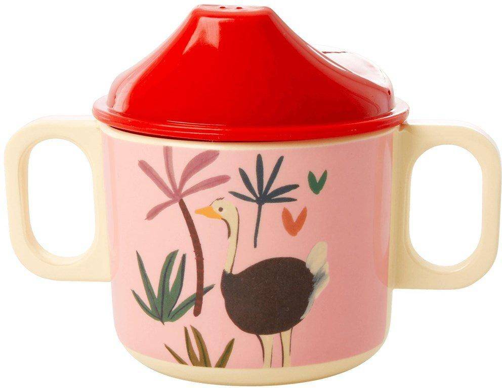 Combined Postage! RICE Melamine Baby Cup with Crabs and Starfish Print 