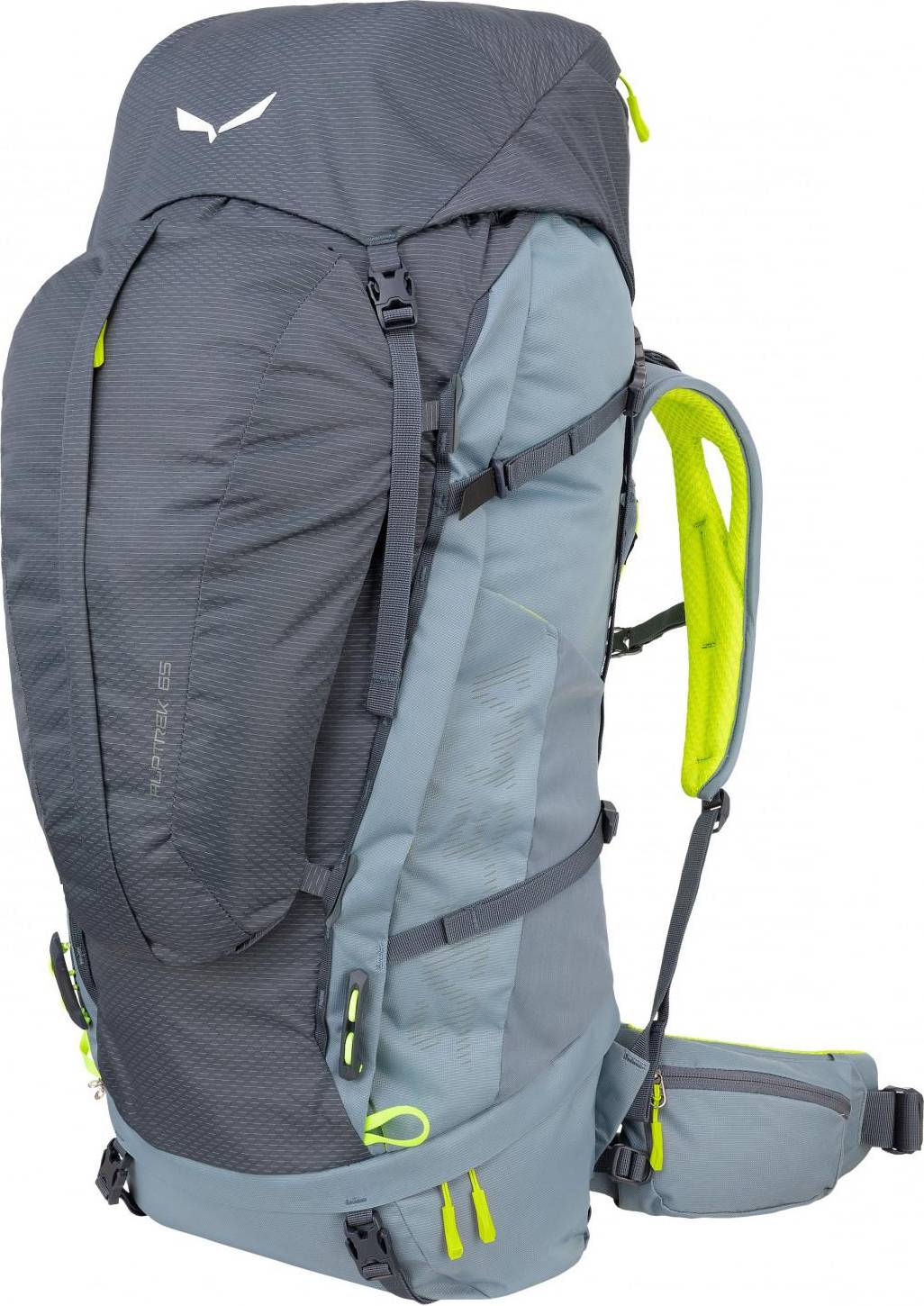  Bild på Salewa Alptrek 65+10L Pro Backpack - Grey/Ombre Blue/Flintstone ryggsäck