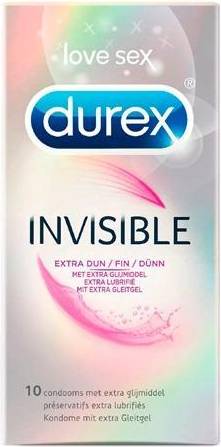  Bild på Durex Invisible Extra Thin 10-pack kondomer