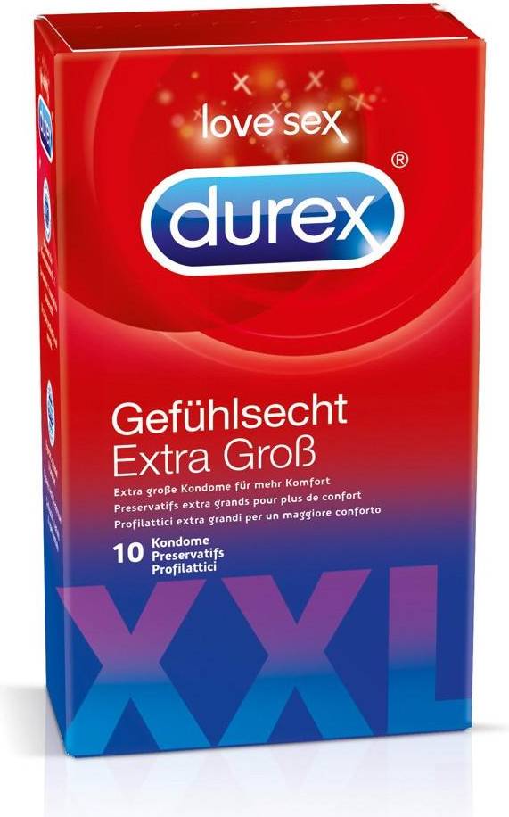  Bild på Durex Gefühlsecht Extra Grob 10-pack kondomer