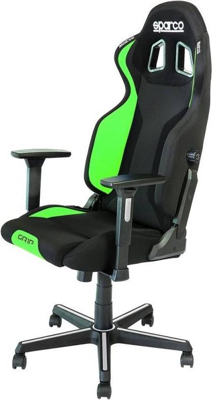 Bild på Sparco Grip Gaming Chair - Black/Green gamingstol