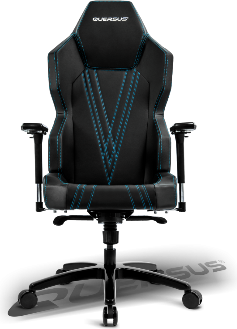  Bild på Quersus GEOS 703 Gaming Chair - Black/Blue gamingstol