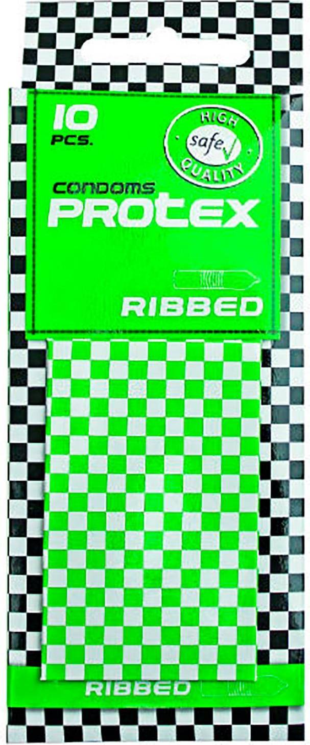  Bild på Protex Ribbed 10-pack kondomer
