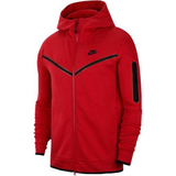 Träningskläder på rea Nike Tech Fleece Full-Zip Hoodie Men - University Red/Black