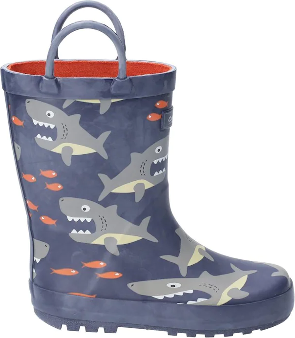  Bild på Cotswold Kid's Puddle Boots - Shark gummistövlar