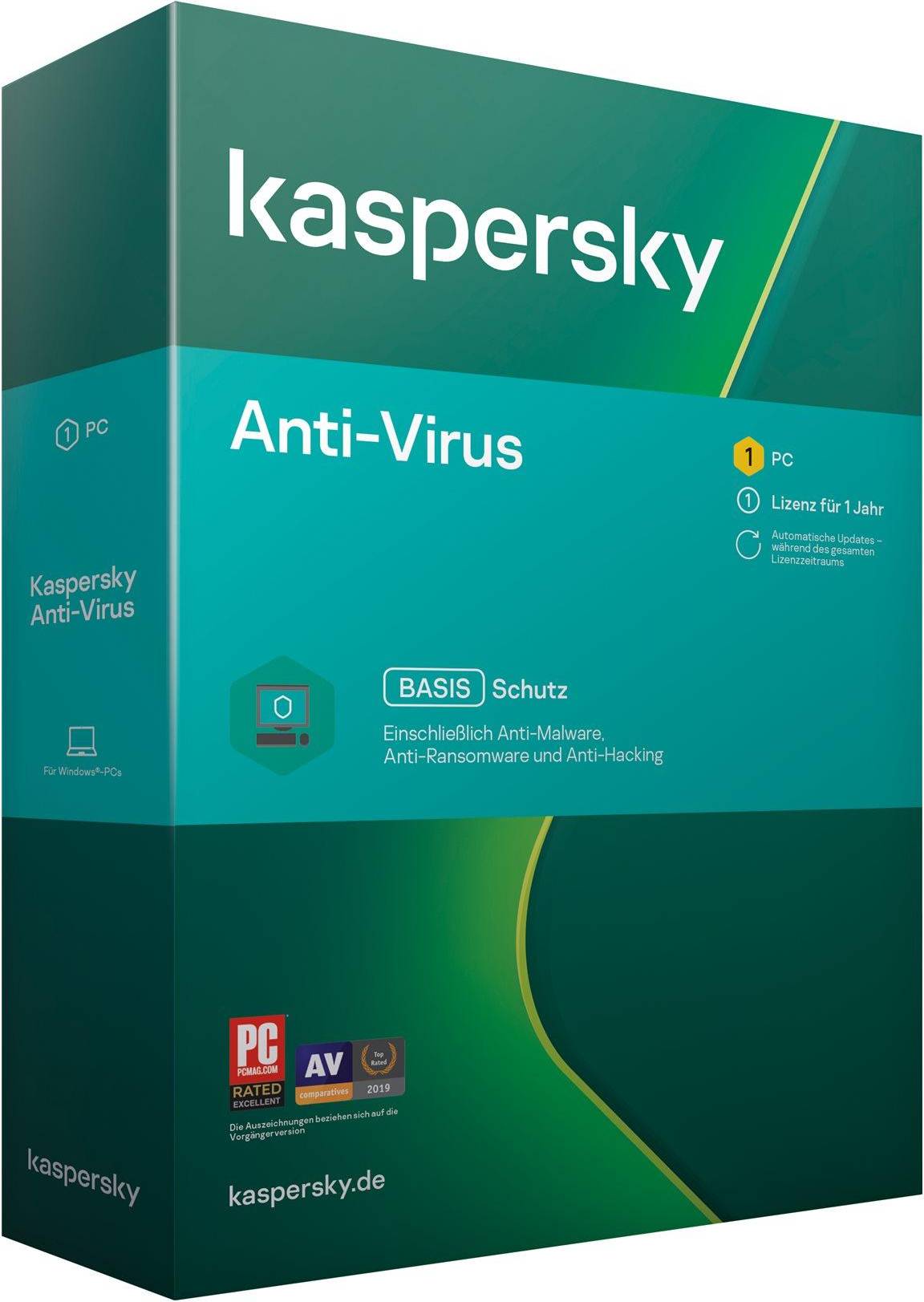  Bild på Kaspersky Anti-Virus 2020 antivirus-program