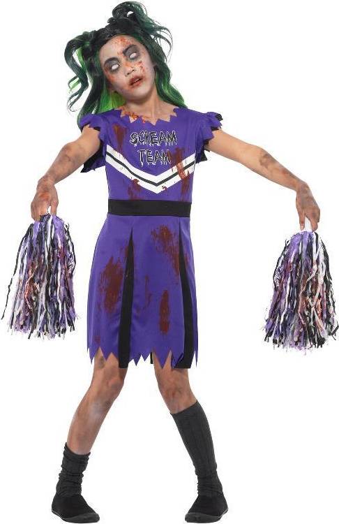 Bild på Smiffys Dark Cheerleader Child Costume