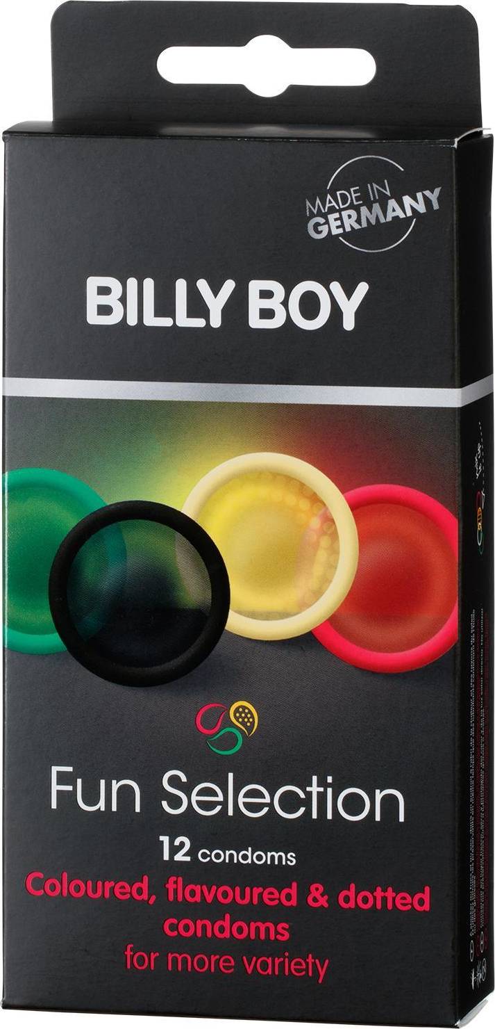  Bild på Billy Boy Fun Selection 12-pack kondomer