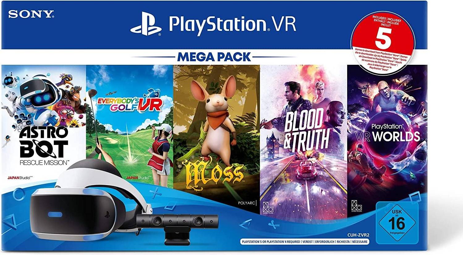  Bild på Sony Playstation VR - Mega Pack 2020 vr headset