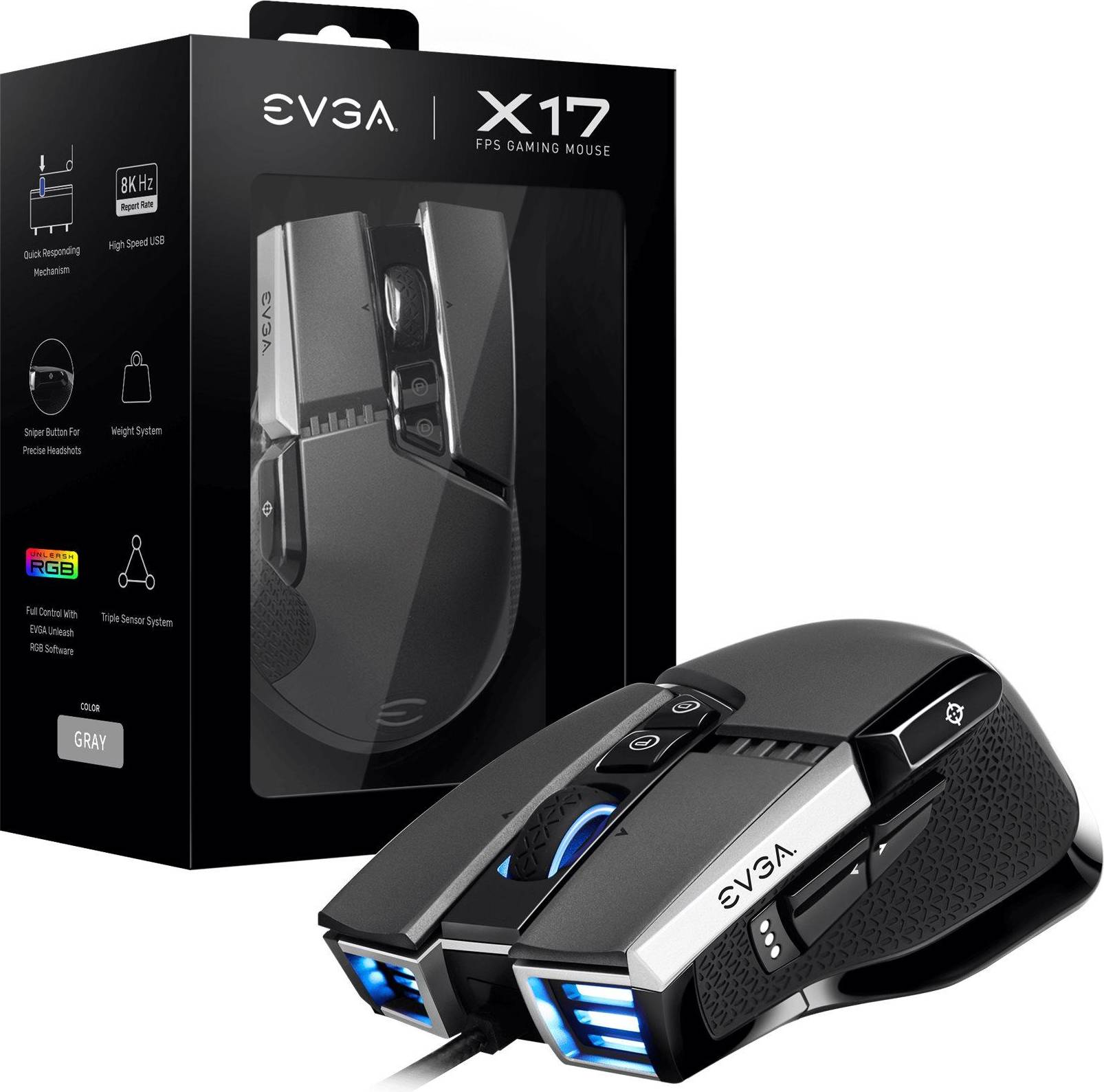  Bild på EVGA X17 gaming mus