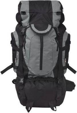  Bild på vidaXL Hiking Backpack XXL 75L - Black/Grey ryggsäck
