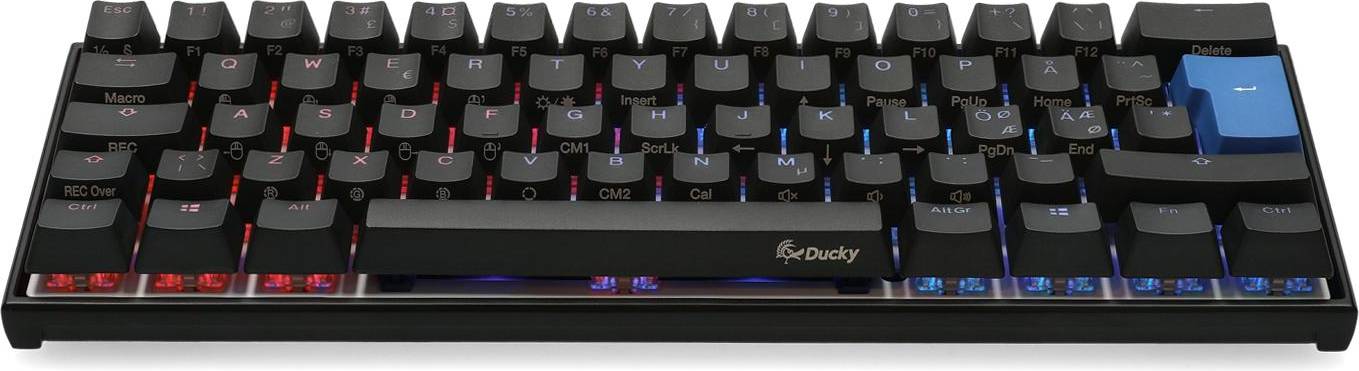  Bild på Ducky DKME2061ST One 2 Mecha Mini 2020 RGB Cherry MX Blue (Nordic) gaming tangentbord