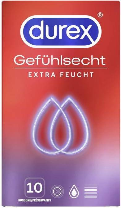  Bild på Durex Gefühlsecht Extra Feucht 10-pack kondomer