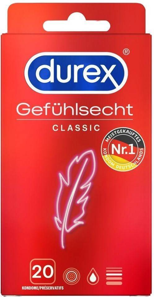  Bild på Durex Gefühlsecht Classic 20-pack kondomer