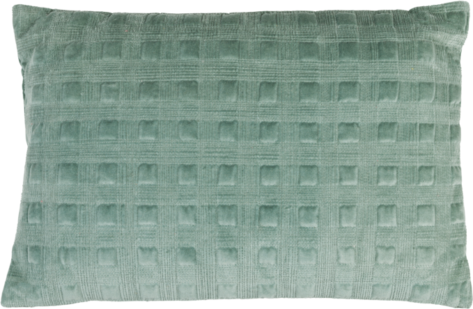  Bild på Chamois Quilted Kuddöverdrag Grön (60x40cm) prydnadskudde