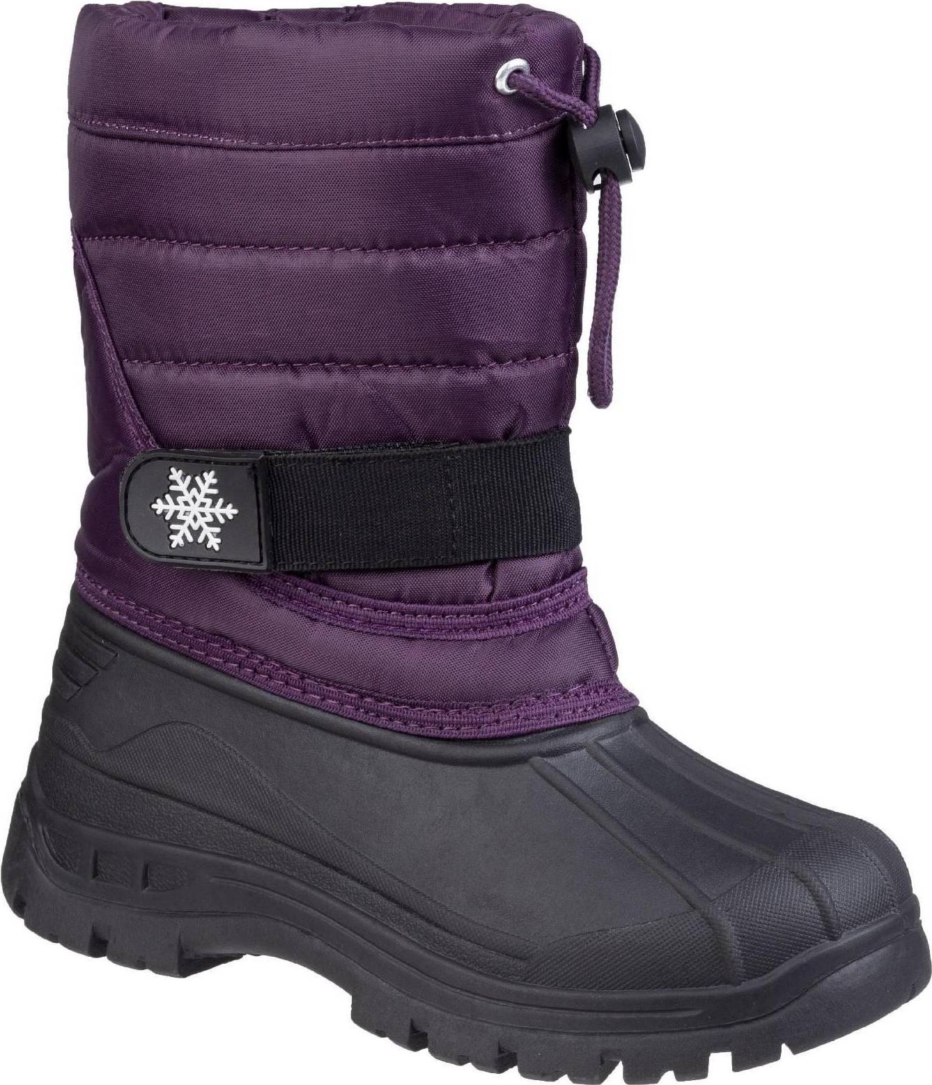  Bild på Cotswold Icicle Toggle Lace Snow Boot - Purple vinterskor