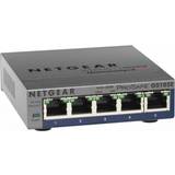 Gigabit Ethernet Switchar Netgear ProSafe Plus GS105Ev2 (GS105E-200PES)