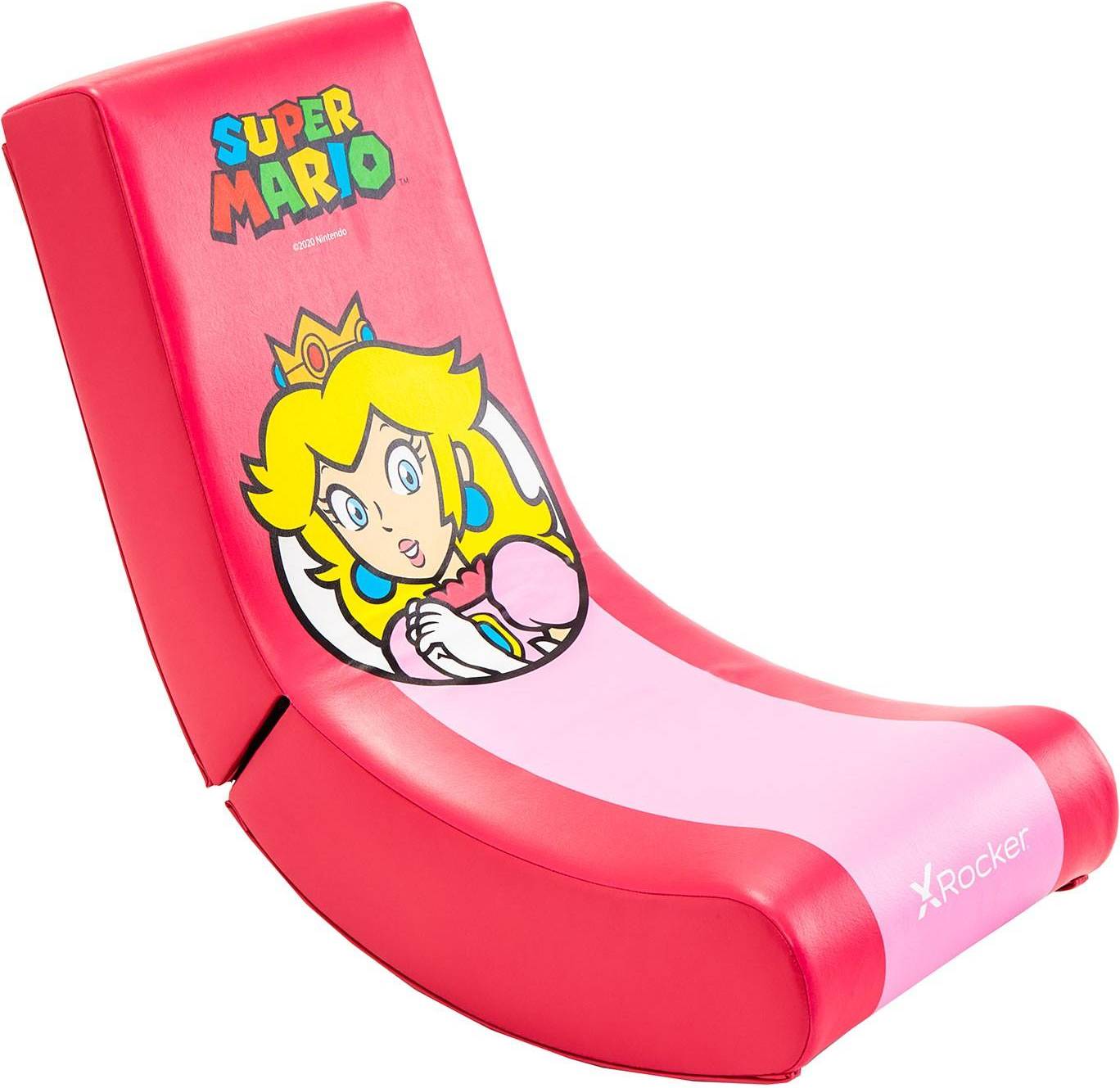  Bild på X-Rocker Super Mario AllStar Collection: Princess Peach - Spotlight Edition Gaming Chair - Red/Pink gamingstol