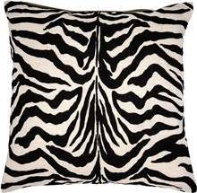  Bild på Day Home Zebra Kuddöverdrag Vit, Gul (50x50cm) prydnadskudde