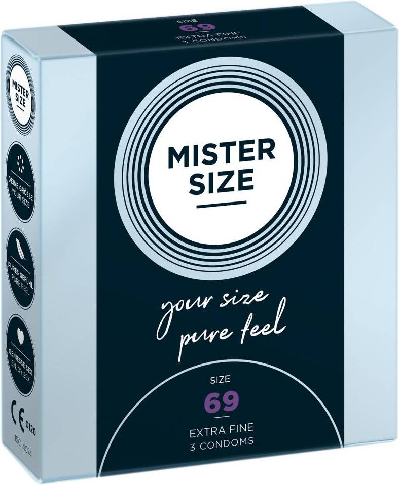 Bild på Mister Size Pure Feel 69mm 3-pack
