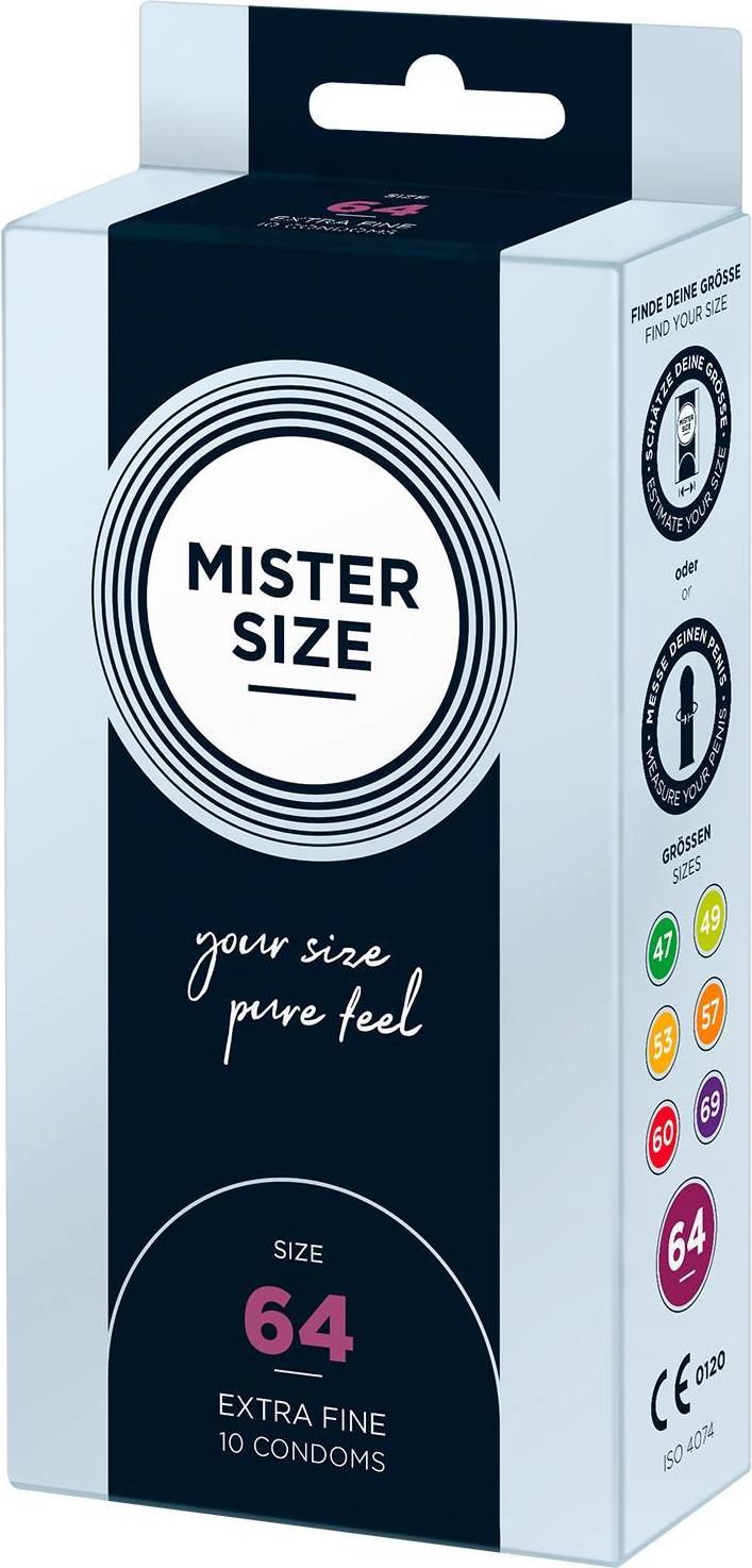Bild på Mister Size Pure Feel 64mm 10-pack