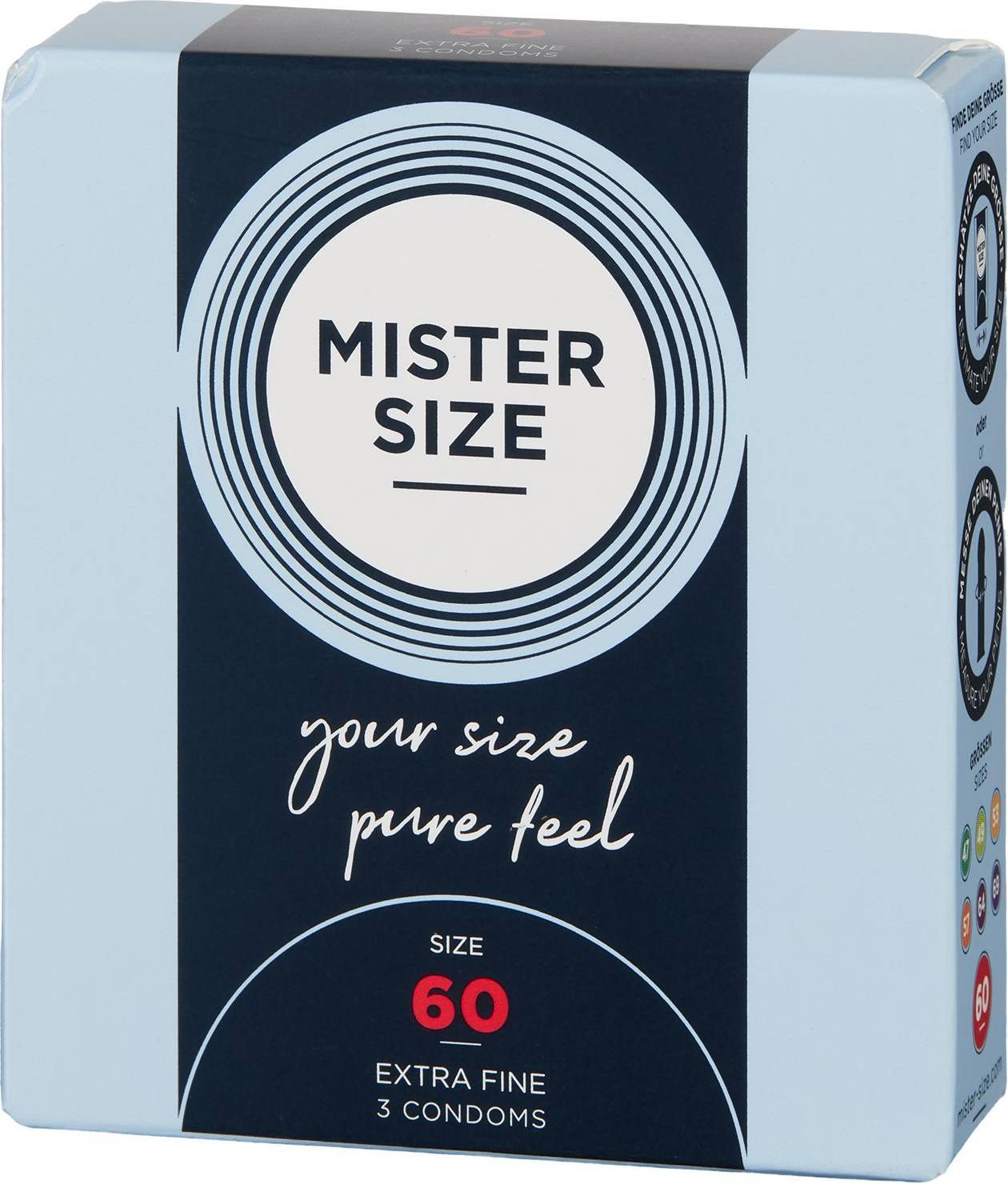 Bild på Mister Size Pure Feel 60mm 3-pack