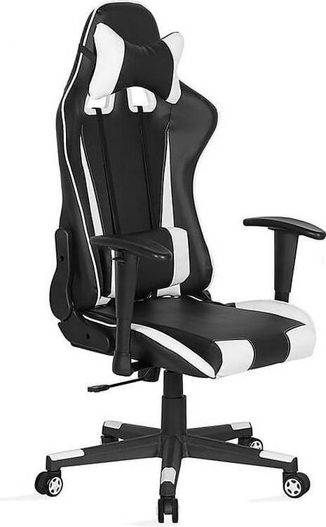  Bild på Trademax Racer Gaming Chair - Black/White gamingstol
