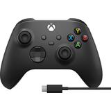 Xbox controller pc Handkontroller Microsoft Xbox Series X Wireless Controller + USB-C Cable - Black