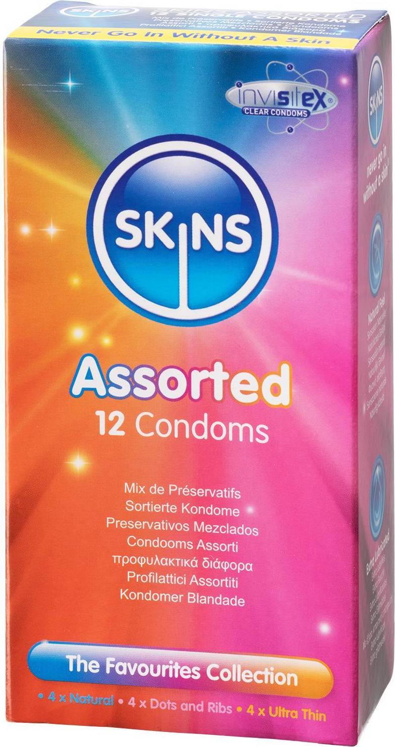  Bild på Skins Assorted 12-pack kondomer