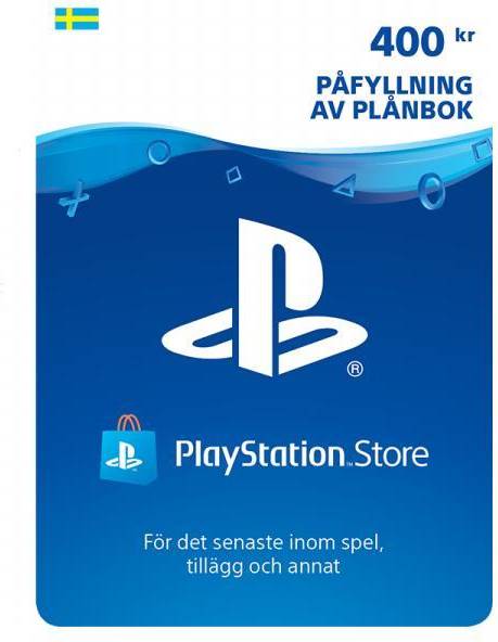  Bild på Sony PlayStation Network - 400 KR - SE game pass / saldokort