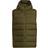 adidas Helionic Hooded Down Vest - Focus Olive