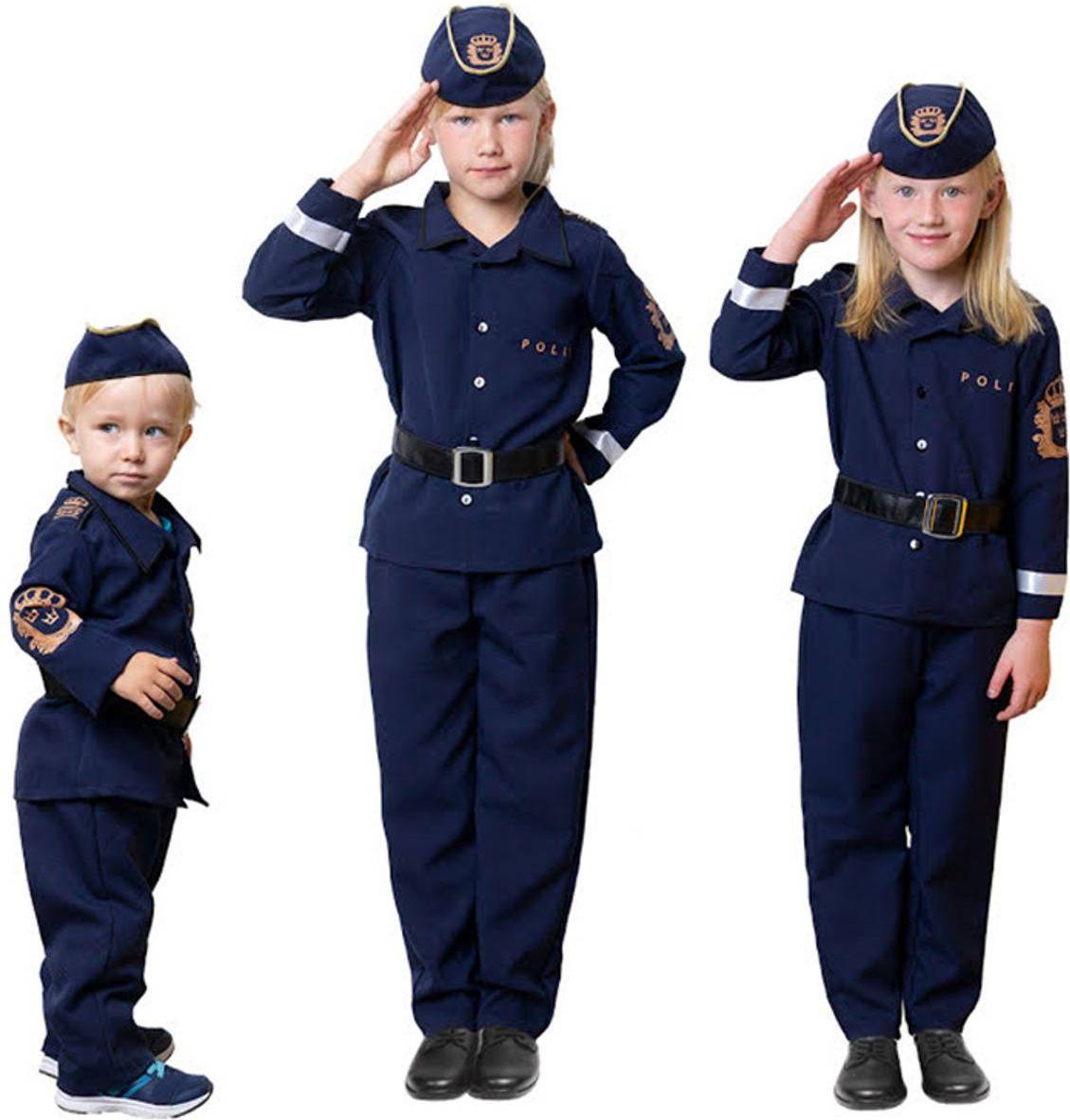 Bild på Wilbers Karnaval Swedish Police Children's Costume
