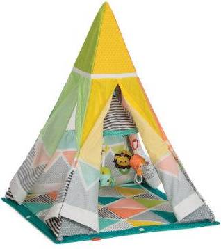 Bild på Infantino Tipi Safari Lekmatta med tält babygym